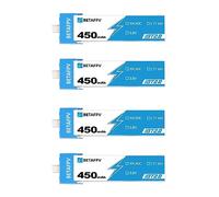 BETAFPV 4pcs BT2.0 450mAh 1S LiPo Battery 3.8V 30C/60C with BT2.0 Connector