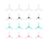 BETAFPV Lot de 16 hélices HQ 31 mm ultralégères à 3 lames avec trou d'arbre de 1,0 mm compatibles avec moteur sans balais 0702SE 23000KV, drone de course FPV comme Air65 Quadcopter sans balais Metor65