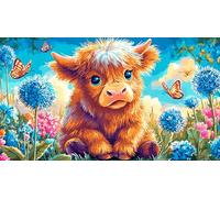 Bétail des Highlands Puzzle 1000 pièces Educa Cadeau Unique Décoration Intérieure Jeu éduchatif Challenge Toy pour Adultes & Enfants des 14 Ans 38x26cm/1000pcs