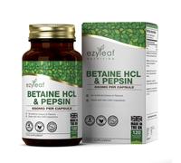 Bétaïne HCL Pepsine 680mg | 120 gélules végétaliennes | Enzymes digestives