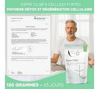 Betaïne TMG en poudre - 150 g - Complément alimentaire de qualité supérieure - Plus de 99 % de pureté - Sans additifs inutiles - 2400 mg par portion - Testé en laboratoire