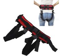 BETAM Lève-Patient Élingue,Ceinture Transfert avec Tours De Jambe Et Poignées,Ceinture De Sécurité Ajustable,Aide Au Transfert,Vous Fournir Le Support Stable,L