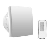 BETAM Ventilateur Extracteur avec Clapet Anti-Retour Et Télécommande,190M³/Heure Extracteur d'air Salle De Bain,Extracteur Air Chaud pour Cuisine, Fenêtre Loft Et Cave,Silencieux,A,4 inches