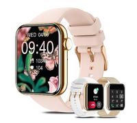 Betatree Montre Connectée Femme, 1.85'' Smartwatch avec Appel Bluetooth, 19 Modes Sportifs, Moniteur de Fréquence Cardiaque/SpO2/Sommeil/voix AI, Montre Intelligente pour Android iOS
