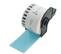 BETCKEY - 1 DK-22223 Rouleau de Papier Continu Compatible avec Brother, 50mm x 30.48m, 1 Étiquettes Couleur Bleu pour Imprimantes d'Étiquettes QL Brother