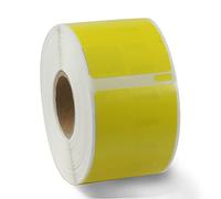 BETCKEY - 1 Rouleau 99012 Étiquette couleur Compatible avec DYMO S0722400, 36mm x 89mm, 260 Étiquettes dAdresse(Jaune) Pour DYMO LabelWriter 450, 4XL, NON Pour 550 ou 5XL