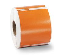 BETCKEY - 1 Rouleau 99015 Étiquette couleur Compatible avec DYMO S0722440, 54mm x 70mm, 400 Étiquettes Polyvalentes(Orange) Pour DYMO LabelWriter 450, 4XL, NON Pour 550 ou 5XL
