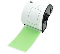 BETCKEY - 1 Rouleau DK-11202 Étiquettes de Transport Compatible avec Brother, 62mm x 100mm, 300 Étiquettes Couleur Vert pour Imprimantes d'Étiquettes QL Brother