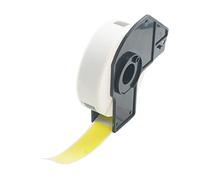BETCKEY - 1 Rouleau DK-11203 Étiquettes de Dossier de Fichiers Compatible avec Brother, 17mm x 87mm, 300 Étiquettes Couleur Jaune pour Imprimantes d'Étiquettes QL Brother