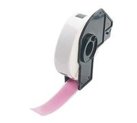 BETCKEY - 1 Rouleau DK-11203 Étiquettes de Dossier de Fichiers Compatible avec Brother, 17mm x 87mm, 300 Étiquettes Couleur Rose pour Imprimantes d'Étiquettes QL Brother