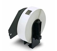 BETCKEY - 1 Rouleau DK-11203 Étiquettes de Dossier de Fichiers Compatible avec Brother, 17mm x 87mm, 300 Étiquettes pour Imprimantes d'Étiquettes QL Brother