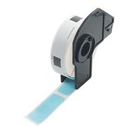 BETCKEY - 1 Rouleau DK-11204 Étiquettes Multi - Usages Compatible avec Brother, 17mm x 54mm, 400 Étiquettes Couleur Bleu pour Imprimantes d'Étiquettes QL Brother