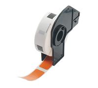 BETCKEY - 1 Rouleau DK-11204 Étiquettes Multi - Usages Compatible avec Brother, 17mm x 54mm, 400 Étiquettes Couleur Orange pour Imprimantes d'Étiquettes QL Brother