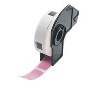 BETCKEY - 1 Rouleau DK-11204 Étiquettes Multi - Usages Compatible avec Brother, 17mm x 54mm, 400 Étiquettes Couleur Rose pour Imprimantes d'Étiquettes QL Brother