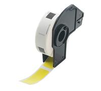 BETCKEY - 1 Rouleau DK-11204 Étiquettes Multi - Usages Compatible avec Brother, 17mm x 54mm, 400 Étiquettes Couleur Jaune pour Imprimantes d'Étiquettes QL Brother