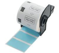BETCKEY - 1 Rouleau DK-11209 Petites Étiquettes d'Adresse Compatible avec Brother, 62mm x 29mm, 800 Étiquettes Couleur Bleu pour Imprimantes d'Étiquettes QL Brother