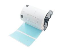 BETCKEY - 1 Rouleau DK-11240 Étiquettes de Transport Compatible avec Brother, 102mm x 51mm, 600 Étiquettes Couleur Bleu pour Imprimantes d'Étiquettes QL Brother