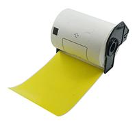 BETCKEY - 1 Rouleau DK-11241 Étiquettes de Transport Compatible avec Brother, 102mm x 152mm, 200 Étiquettes Couleur Jaune pour Imprimantes d'Étiquettes QL Brother