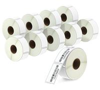 BETCKEY - 10 Rouleaux 11355 Étiquettes Compatible avec DYMO S0722550, 19mm x 51mm, 5000 Étiquettes Universelles Pour DYMO LabelWriter 450, 4XL, NON Pour 550 ou 5XL