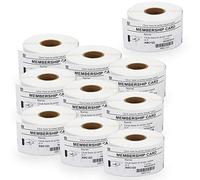 BETCKEY - 10 Rouleaux 11356 Étiquettes Compatible avec DYMO S0722560, 41mm x 89mm, 3000 Étiquettes Pour Badges Nominatifs Pour DYMO LabelWriter 450, 4XL, NON Pour 550 ou 5XL