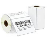BETCKEY - 102mm x 76mm(4 in x 3 in) Perforées Étiquettes Thermiques pour Expédition et Usage Multiple Compatible avec les imprimantes Zebra et autres [2 Rouleaux/1000 Étiquettes]