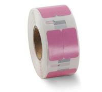 BETCKEY - 2 Rouleaux 11353 Étiquette couleur Compatible avec DYMO S0722530, 13mm x 25mm, 2000 Étiquettes Polyvalentes(Rose) Pour DYMO LabelWriter 450, 4XL, NON Pour 550 ou 5XL