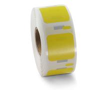 BETCKEY - 2 Rouleaux Étiquette couleur Compatible avec DYMO S0929120, 25mm x 25mm, 1500 Petites Étiquettes Polyvalentes(Jaune) Pour DYMO LabelWriter 450, 4XL, NON Pour 550 ou 5XL
