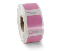 BETCKEY - 2 Rouleaux Étiquette couleur Compatible avec DYMO S0929120, 25mm x 25mm, 1500 Petites Étiquettes Polyvalentes(Rose) Pour DYMO LabelWriter 450, 4XL, NON Pour 550 ou 5XL