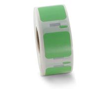 BETCKEY - 2 Rouleaux Étiquette couleur Compatible avec DYMO S0929120, 25mm x 25mm, 1500 Petites Étiquettes Polyvalentes(Vert) Pour DYMO LabelWriter 450, 4XL, NON Pour 550 ou 5XL