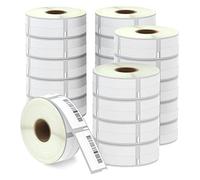 BETCKEY - 20 Rouleaux 99017 Étiquettes Compatible avec DYMO S0722460, 12mm x 50mm, 4400 Étiquettes Pour Dossier Suspendu Pour DYMO LabelWriter 450, 4XL, NON Pour 550 ou 5XL