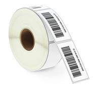 BETCKEY - 25mm x 76mm(1 in x 3 in) Perforées Étiquettes Thermiques pour Code-Barres et Adresse Compatible avec les imprimantes Zebra et autres [1 Rouleau/520 Étiquettes]