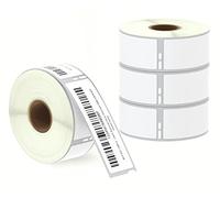 BETCKEY - 4 Grands Rouleaux 99010 Étiquettes Compatible avec DYMO S0722370, 28mm x 89mm, 1400 Étiquettes d'Adresse Pour DYMO LabelWriter 450, 4XL, NON Pour 550 ou 5XL