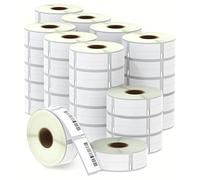 BETCKEY - 40 Rouleaux 99017 Étiquettes Compatible avec DYMO S0722460, 12mm x 50mm, 8800 Étiquettes Pour Dossier Suspendu Pour DYMO LabelWriter 450, 4XL, NON Pour 550 ou 5XL