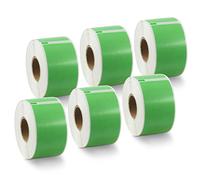 BETCKEY - 6 Rouleaux 99012 Étiquette couleur Compatible avec DYMO S0722400, 36mm x 89mm, 1560 Étiquettes dAdresse(Vert) Pour DYMO LabelWriter 450, 4XL, NON Pour 550 ou 5XL