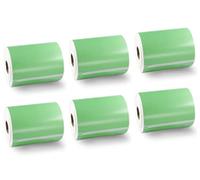 BETCKEY - 6 Rouleaux Étiquette couleur Compatible avec DYMO S0904980, 104mm x 159mm, 1320 Étiquettes de Transport(Vert) Pour DYMO LabelWriter 450, 4XL, NON Pour 550 ou 5XL