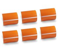 BETCKEY - 6 Rouleaux Étiquette couleur Compatible avec DYMO S0904980, 104mm x 159mm, 1320 Étiquettes de Transport(Orange) Pour DYMO LabelWriter 450, 4XL, NON Pour 550 ou 5XL