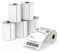 BETCKEY - 6 Rouleaux Étiquettes(Amovible) Compatible avec DYMO S0904980, 104mm x 159mm, 1320 Étiquettes de Transport Pour DYMO LabelWriter 4XL, NON Pour 5XL