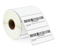 BETCKEY - 76mm x 38mm(3 in x 1,5 in) Perforées Étiquettes Thermiques pour Code-Barres, Expédition et Adresse Compatible avec les imprimantes Zebra et autres [1 Rouleau/950 Étiquettes]