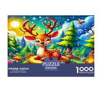 Bête à Cornes Puzzle 1000 Pièces Educa Jouet en Bois Cadeau Unique De l'art De La Décoration Jeu ÉduChatif Challenge Toy Adultes Et Enfants À Partir De 14 Ans 38x26cm/1000pcs