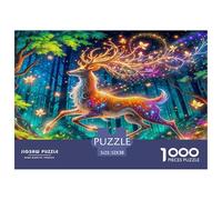 Bête à Cornes Puzzle 1000 Pièces Educa Jouet en Bois Divertissement Créatif De l'art De La Décoration Jeu ÉduChatif Challenge Toy Adultes & Enfants des 14 Ans 52x38cm/1000pcs