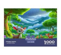 Bête à Cornes Puzzle 1000 Pièces Educa Jouet en Bois Divertissement Créatif De l'art De La Décoration Jeu ÉduChatif Challenge Toy pour Adultes Et Enfants À Partir De 12 Ans 52x38cm/1000pcs