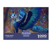 Bête Mythique Puzzle 1000 Pièces Jouet de Défi Adultes et Plus de 12 Ans Forêt Puzzle Créatif Jeu Éducatif Familial Détente Cadeau de Décoration Intérieure 70x50cm 1000pcs
