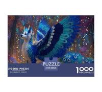 Bête Mythique Puzzle 1000 Pièces Jouet de Défi Adultes et Plus de 12 Ans Forêt Puzzle de Plaisir Familial Défi Éducatif Cadeau de Décoration Intérieure 38x26cm 1000pcs