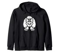 Bête Yeti Abominable Homme des neiges Humour Simple Yeti Sweat à Capuche
