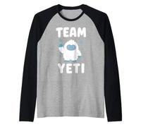 Bête Yeti Abominable Homme des neiges Humour Team Yeti Manche Raglan