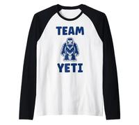 Bête Yeti Abominable Homme des neiges Humour Team Yeti Manche Raglan