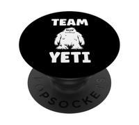 Bête Yeti Abominable Homme des neiges Humour Team Yeti PopSockets PopGrip Adhésif