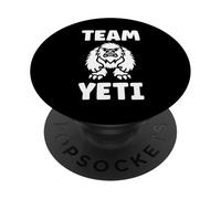 Bête Yeti Abominable Homme des neiges Humour Team Yeti PopSockets PopGrip Adhésif