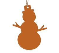 Betel Nut Syndrome - Décoration de Noël en forme de bonhomme de neige - Pendentif de Noël en bois à suspendre pour sapin de Noël - Décoration d'intérieur et d'extérieur
