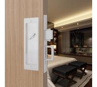 betensh Serrure de porte de poche Intimité Serrure de porte de poche Matériel Poignées cachées 190 mm Serrure encastrée Poignées de poche, Argent